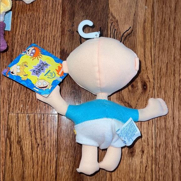 NWT 1997 & 2000 Nickelodeon The Rugrats Tommy Pickles & Kimi Finster Plush Toys - Picture 3 of 10